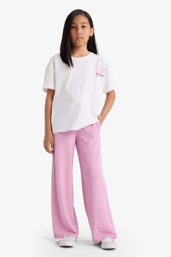 Girls' Wide Leg Pocket Pants