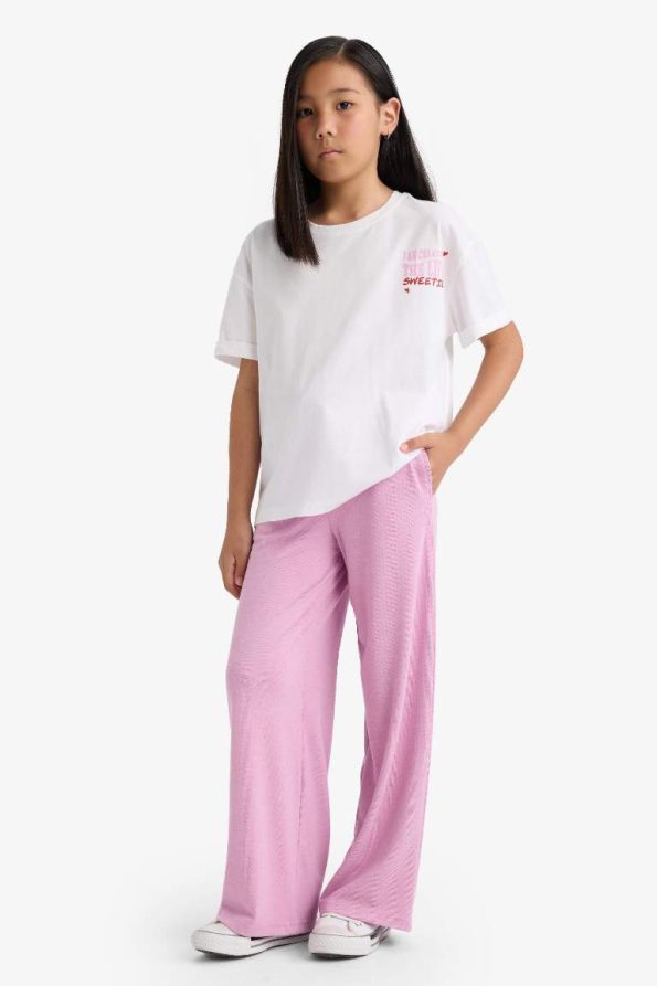 Girls' Wide Leg Pocket Pants