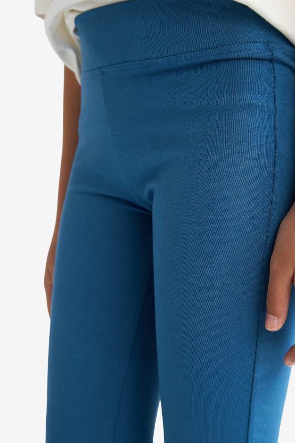 Girls' Flare Fit Ribbed Jersey Pants