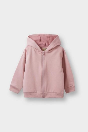 Girls' Hooded Soft Fleece Lined Zip-Up Sweatshirt