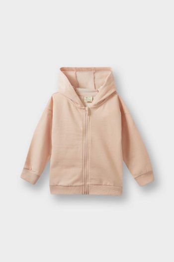 Girls' Baby Hooded Soft-Fleece Zip-Up Sweatshirt
