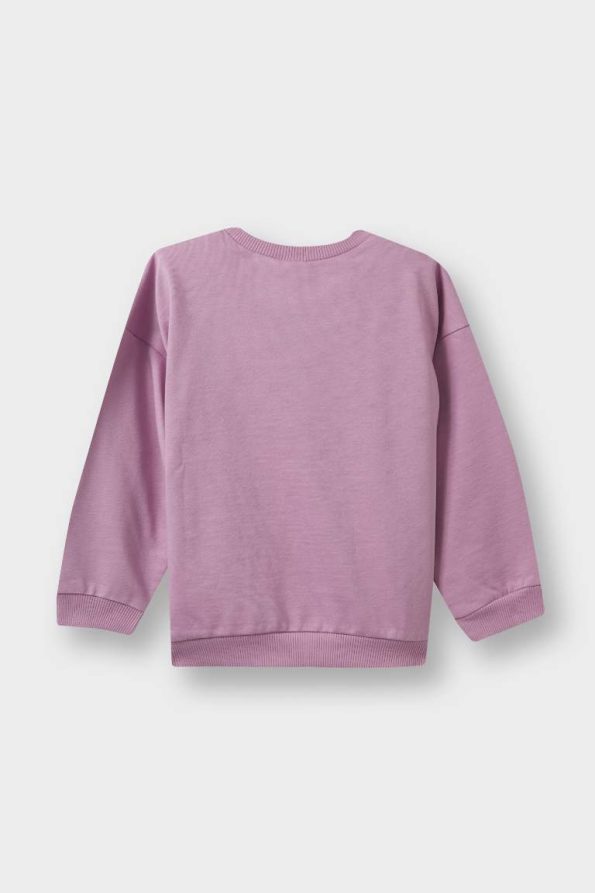 Girls' Baby Soft Fleece Lined Printed Sweatshirt