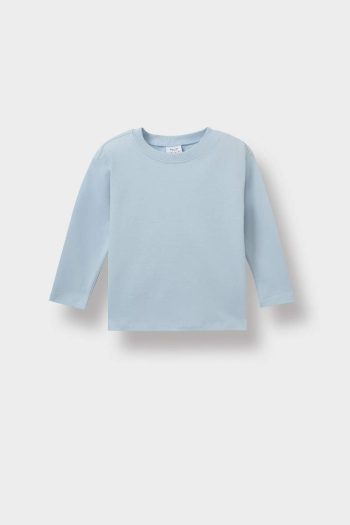 Boys' Basic Long Sleeve Crew Neck T-Shirt