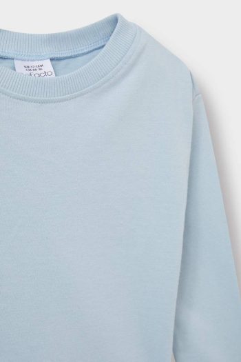 Boys' Basic Long Sleeve Crew Neck T-Shirt