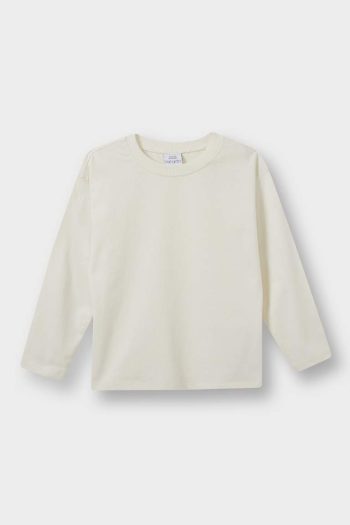 Boys' Basic Long Sleeve Crew Neck T-Shirt