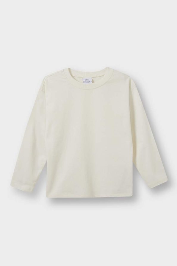 Boys' Basic Long Sleeve Crew Neck T-Shirt