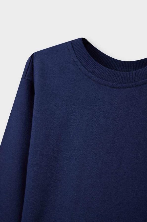 Boys' Basic Long Sleeve Crew Neck T-Shirt