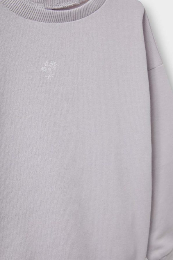 Girls' Baby 2-Piece Basic Sweatshirt and Sweatpants Set