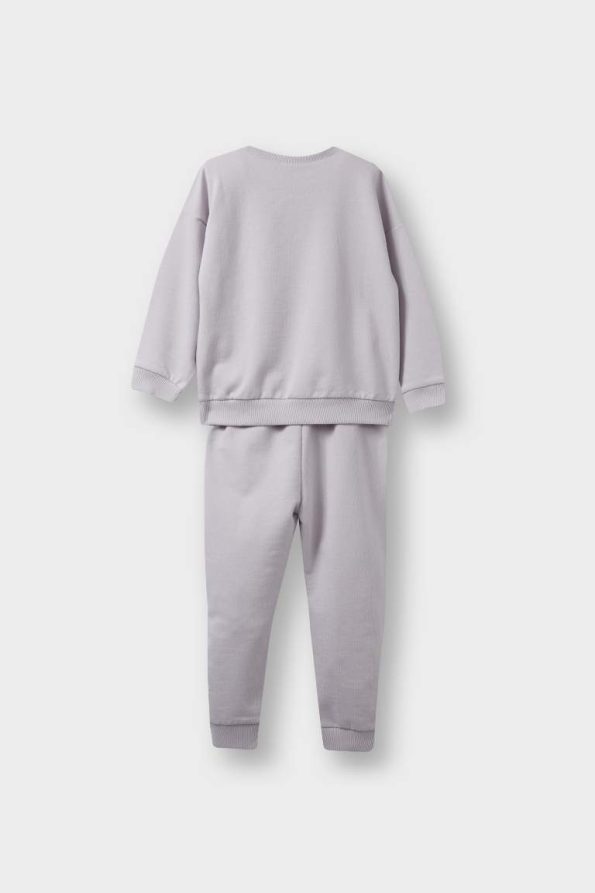 Girls' Baby 2-Piece Basic Sweatshirt and Sweatpants Set