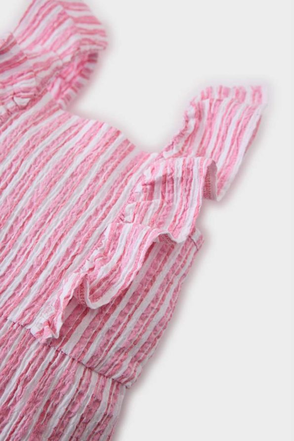 Striped Baby Girl Romper