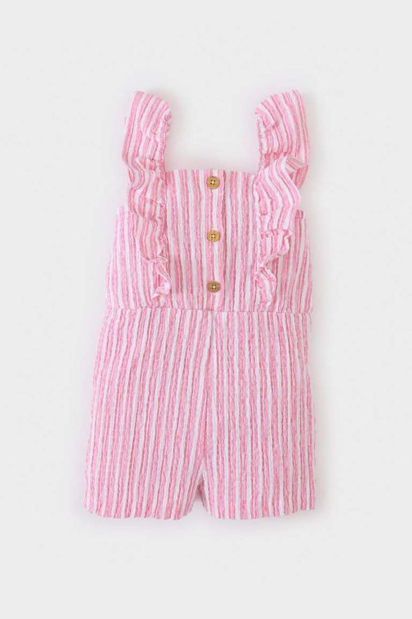Striped Baby Girl Romper