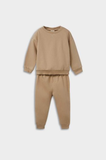 Boys' Two-Piece Basic Sweatshirt and Jogger Set
