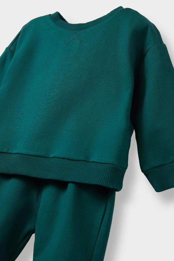 Boys' Baby 2-Piece Basic Sweatshirt and Jogger Set