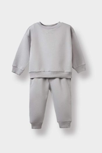 Boys' Two-Piece Basic Sweatshirt and Sweatpants Set