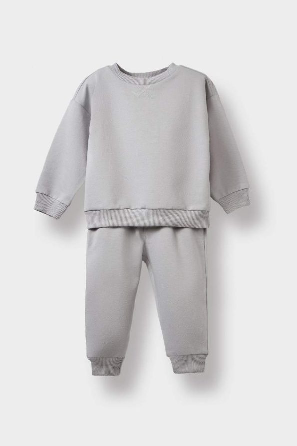 Boys' Two-Piece Basic Sweatshirt and Sweatpants Set