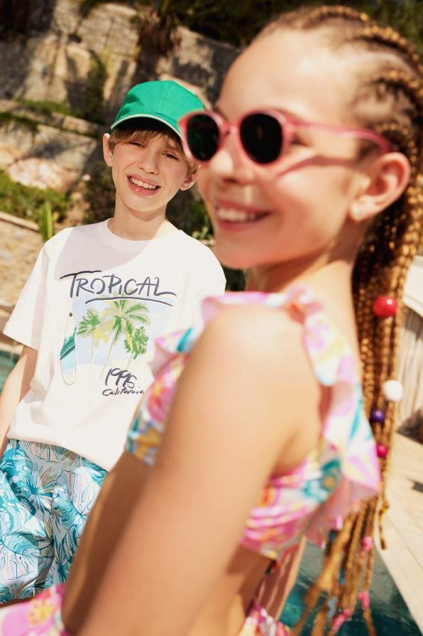 Boys' Short Sleeve Printed Crew Neck T-Shirt