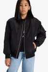 Girls' Waterproof College Collar Zip-Up Bomber Jacket