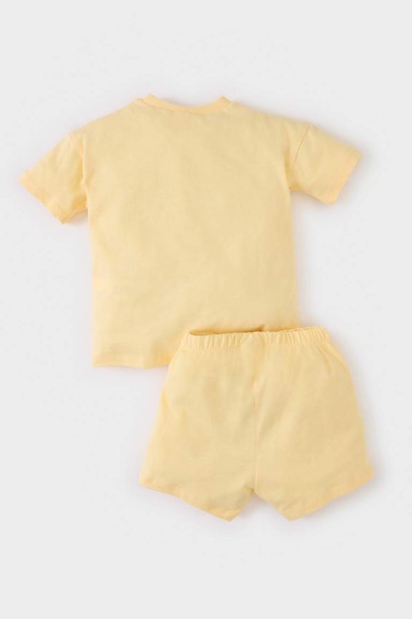 Boys' 2-Piece Set Printed Short Sleeve T-Shirt and Elastic Waist Shorts