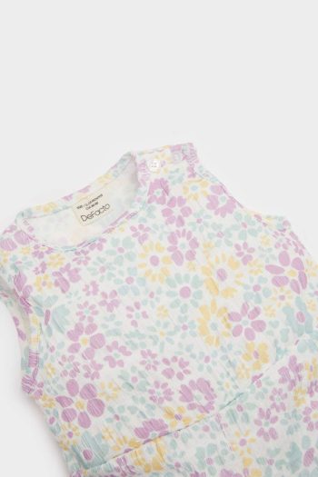 Floral Romper for Baby Girls