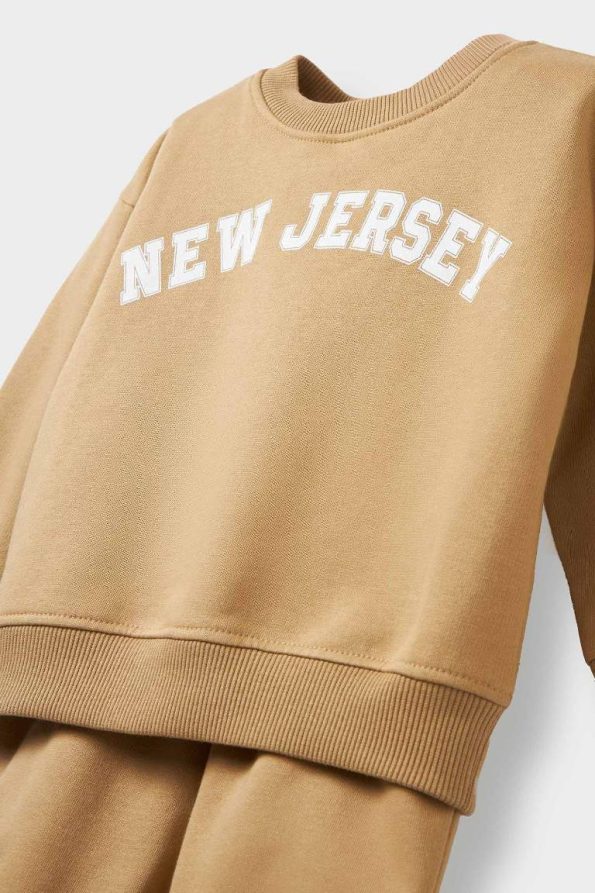 Boys' Two-Piece Printed Sweatshirt and Sweatpants Set
