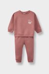 Girls' Baby 2-Piece Printed Sweatshirt and Sweatpants Set