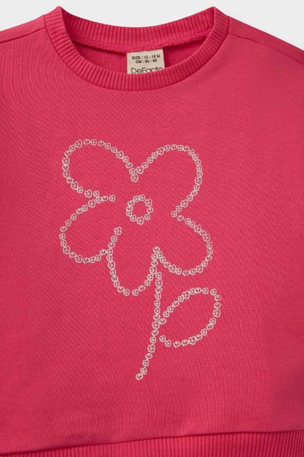 Girls' Baby 2-Piece Floral Sweatshirt and Jogger Set