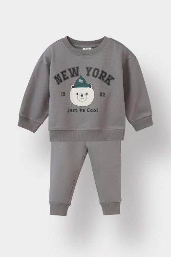 Boys' Baby 2-Piece Printed Sweatshirt and Jogger Set