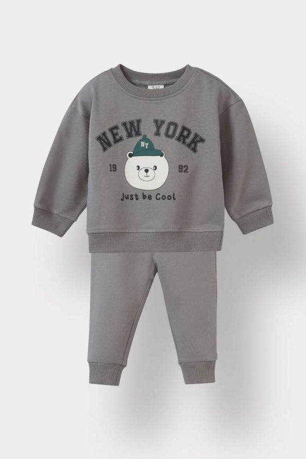 Boys' Baby 2-Piece Printed Sweatshirt and Jogger Set