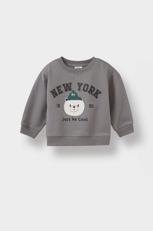 Boys' Baby 2-Piece Printed Sweatshirt and Jogger Set