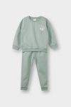 Girls' Baby Two-Piece Soft Fleece Printed Sweatshirt and Pants Set