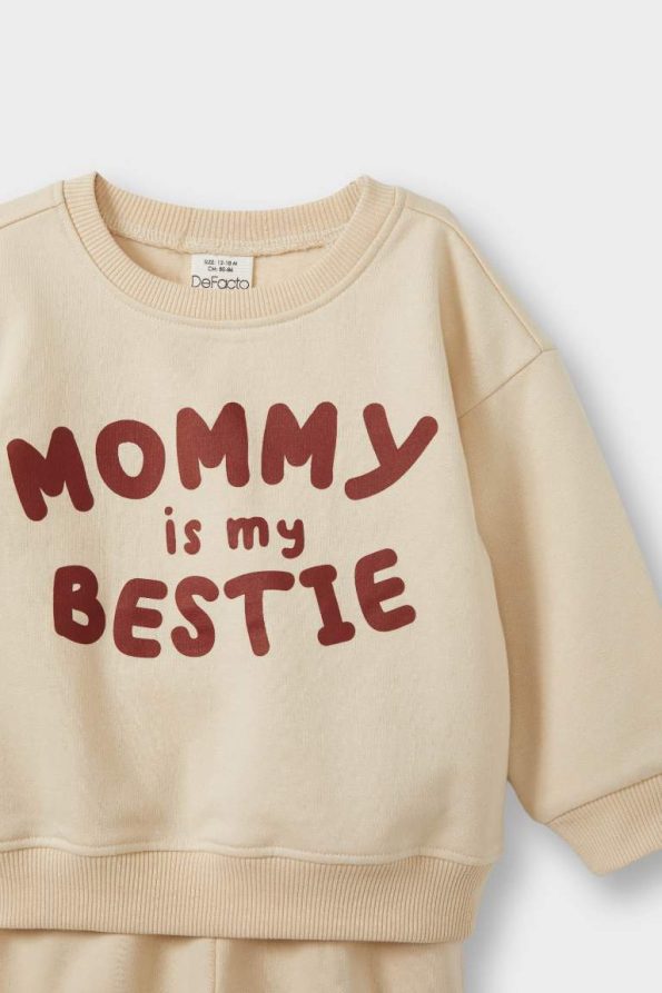 Boys' Baby 2-Piece Printed Sweatshirt and Pants Set