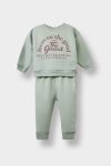 Boys' 2-Piece Printed Sweatshirt and Elastic Waist Sweatpants Set
