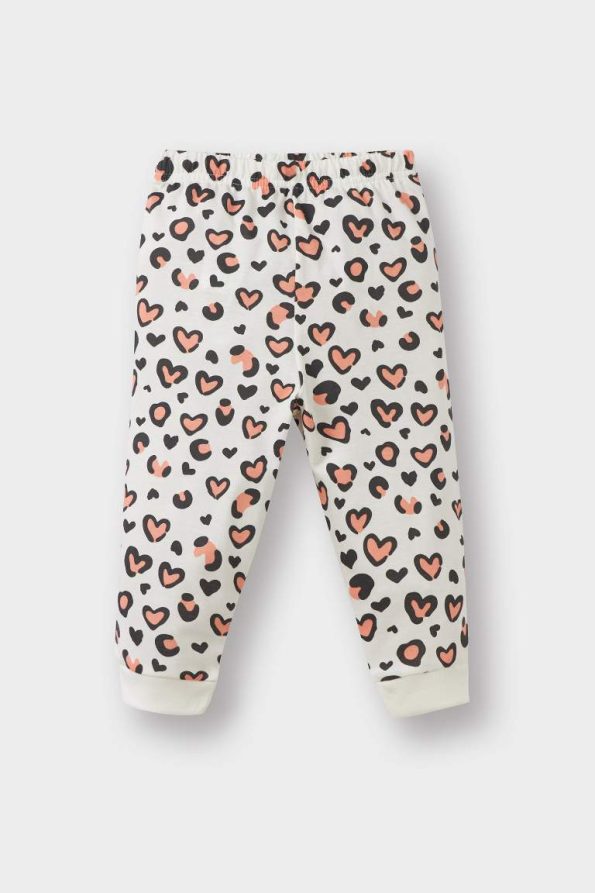 Girls' Long Sleeve Printed Pajama Set
