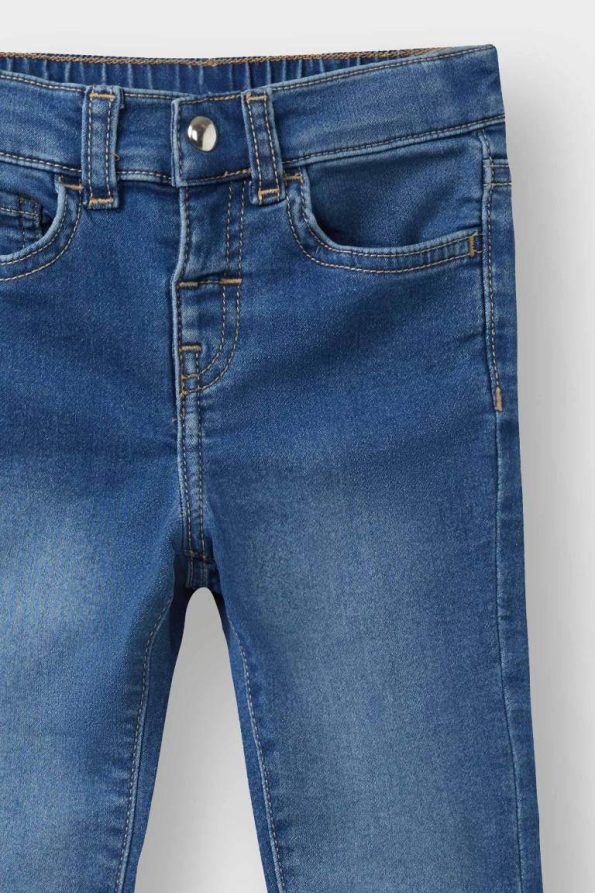 Girls' Elastic Waist Jean Pants