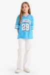 Girls' 90's Wide Leg Jean Pants