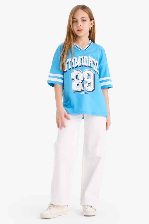 Girls' 90's Wide Leg Jean Pants