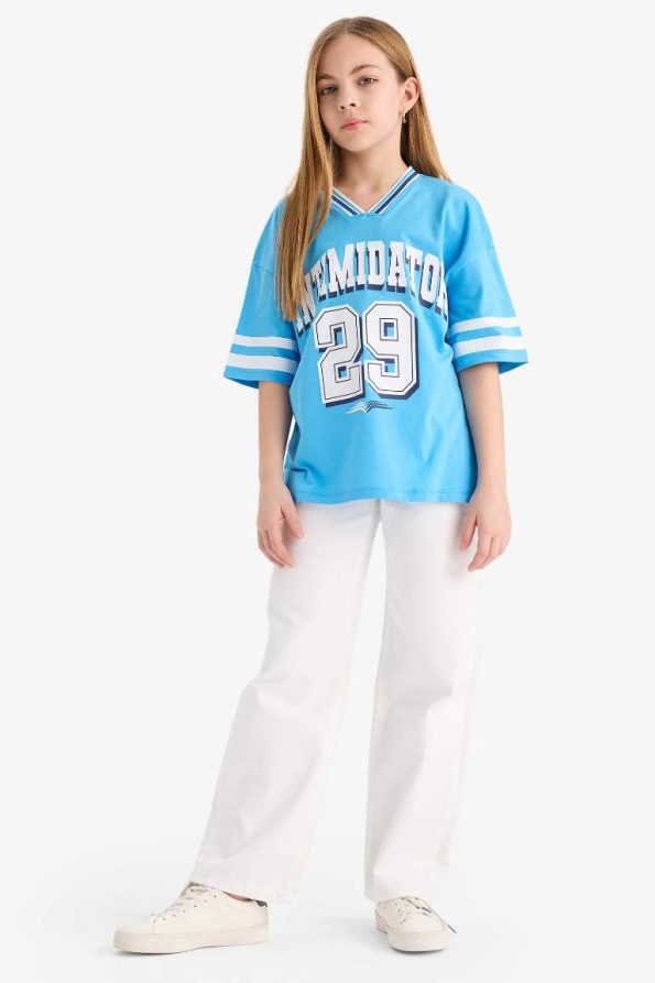 Girls' 90's Wide Leg Jean Pants