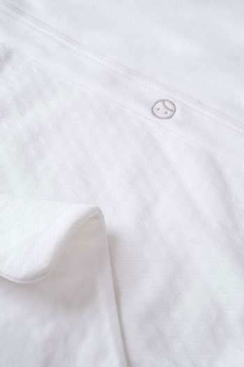 Organic Cotton Quilted Baby Blanket 100x130 cm White