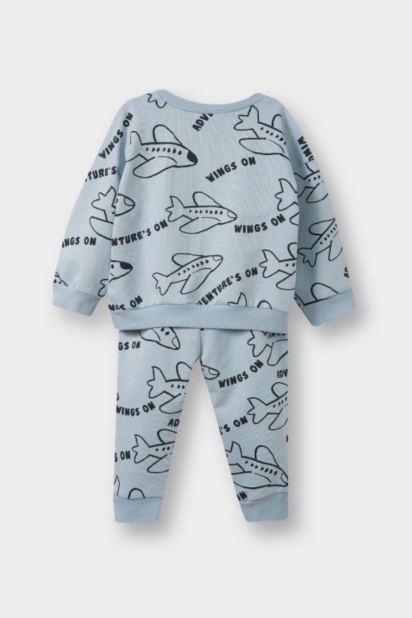 Boys' 2-Piece Printed Sweatshirt and Jogger Set