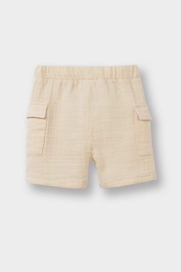 Boys' Elastic Waist Muslin Shorts