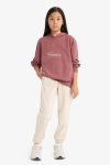 Girls' Elastic Waist Jogger Pants