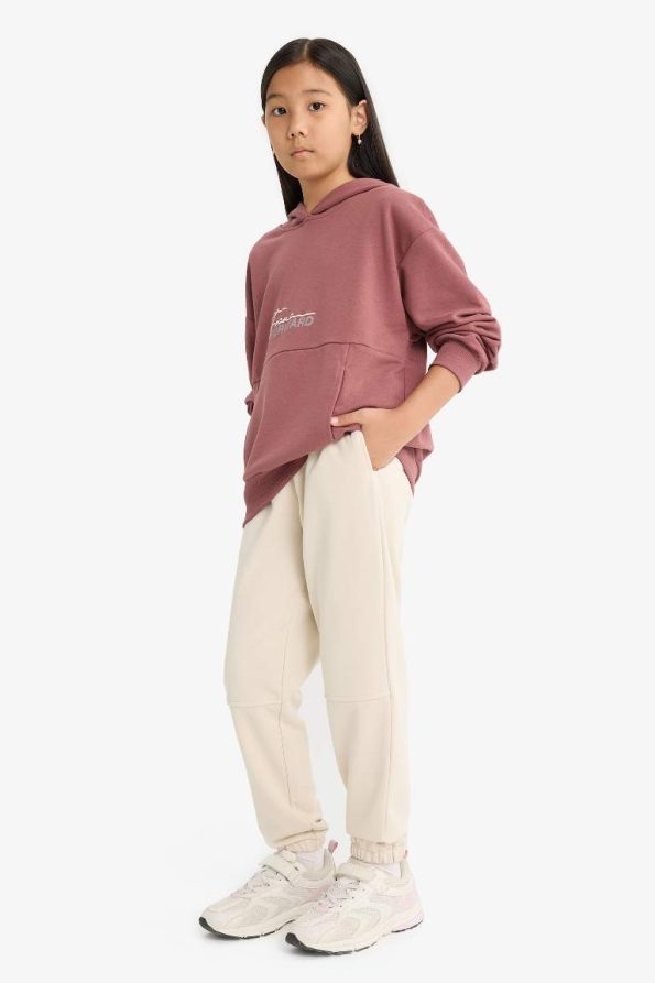 Girls' Elastic Waist Jogger Pants