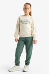Girls' Elastic Waist Jogger Pants