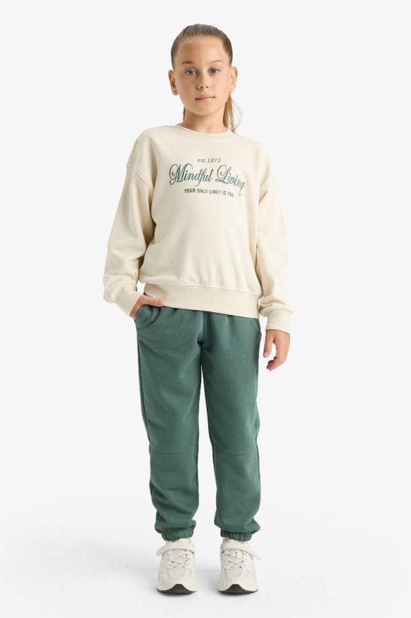 Girls' Elastic Waist Jogger Pants