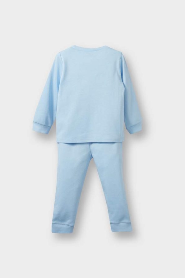 Boys' Printed Long Sleeve Pajama Set