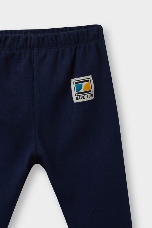 Boys' Two-Piece Set with Printed Sweatshirt and Sweatpants