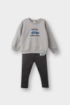 Boys' Baby 2-Piece Set with Tool Print Sweatshirt Bottom