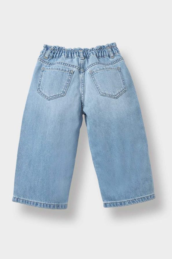 Girls' School Wide Leg Jean Pants