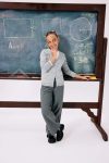 Girls' Wide Leg School Trousers