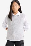 Girls' Crew Neck Knit Vest